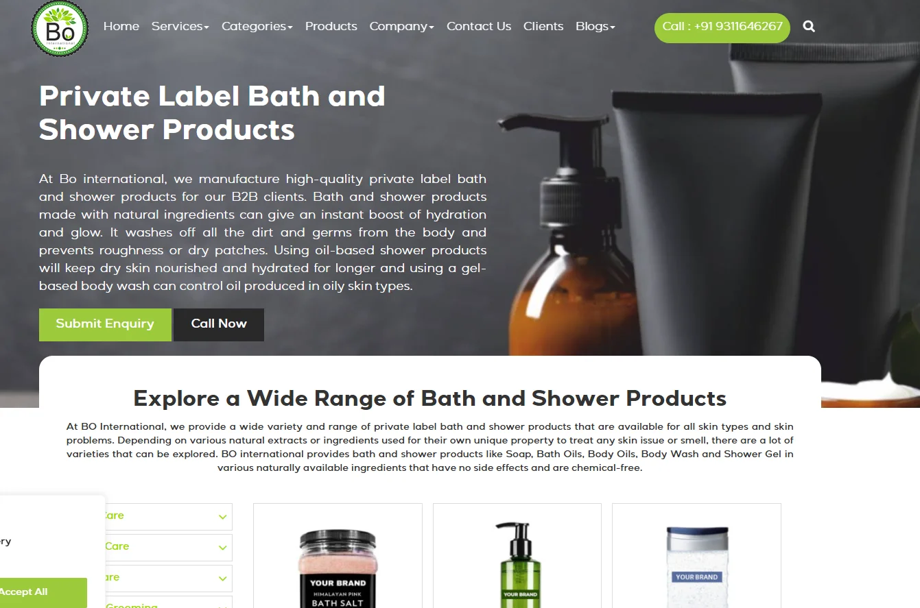 Top 10 Private Label Bath Products Manufacturers